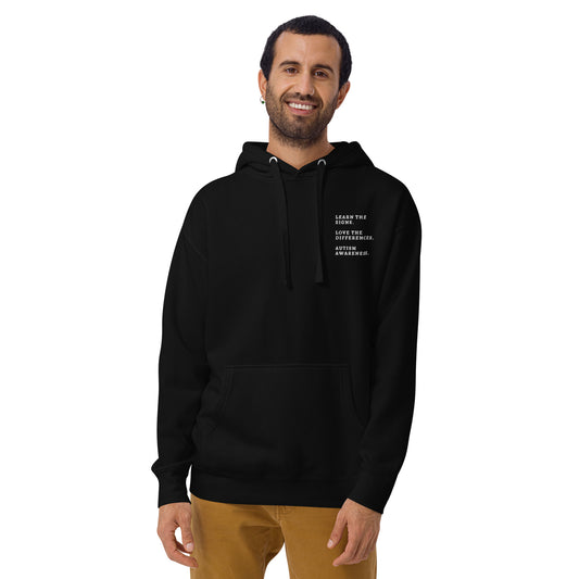 Embroidered Learn the Signs Hoodie
