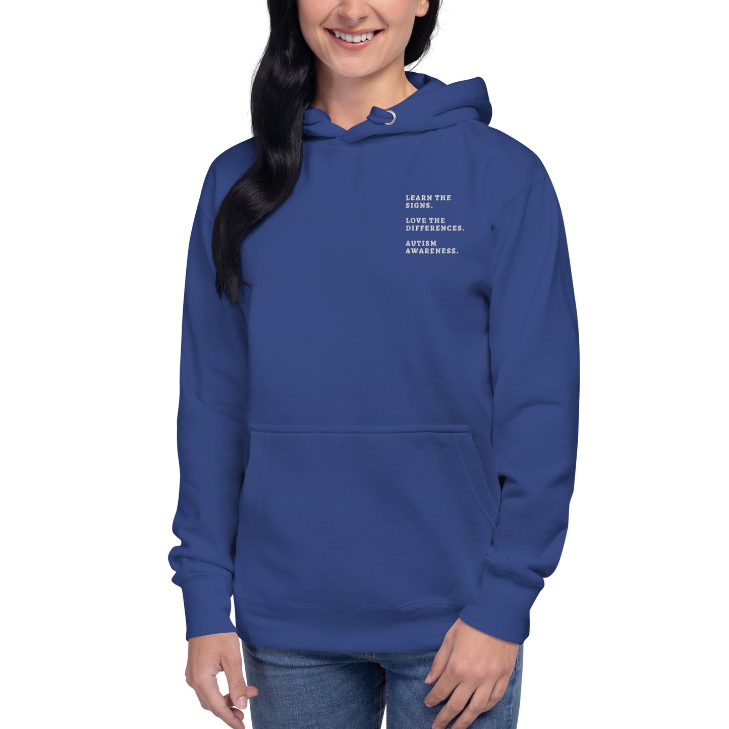 Embroidered Learn the Signs Hoodie