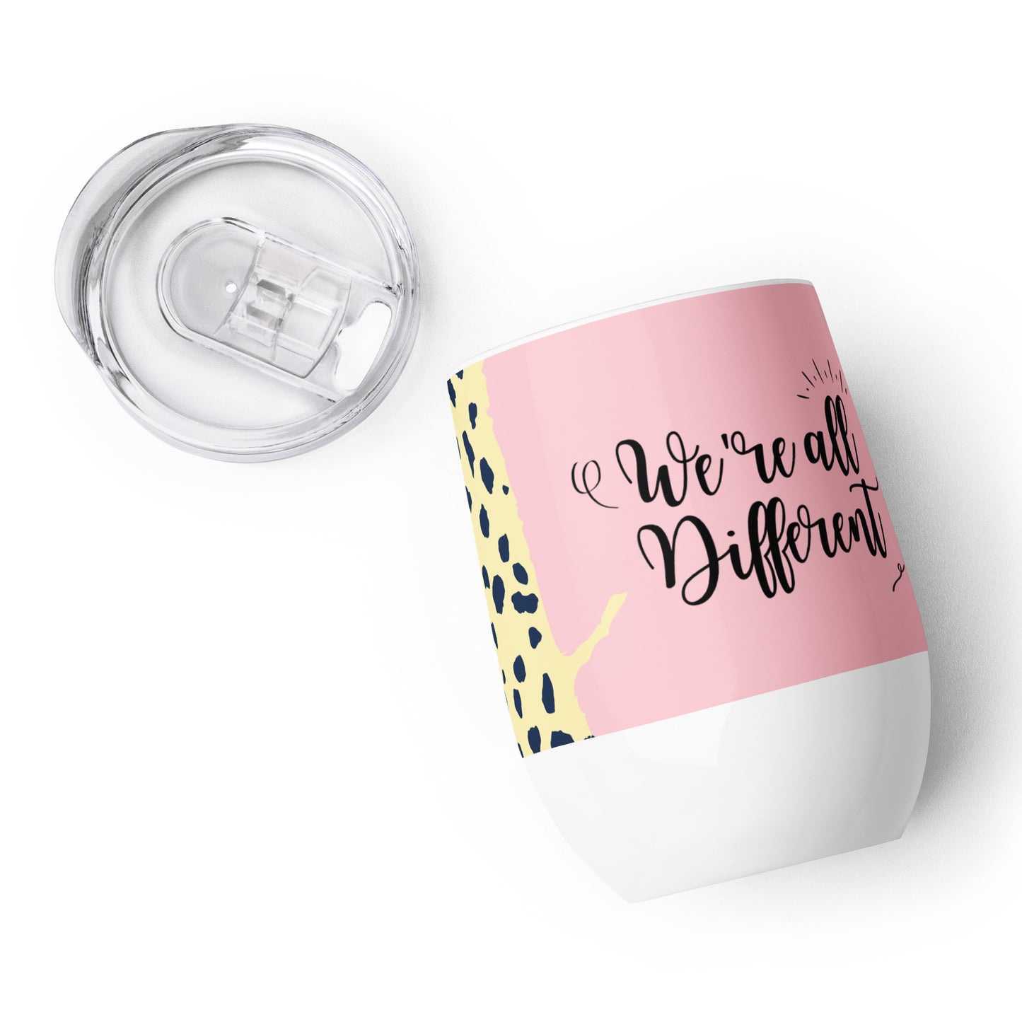 WE'RE ALL DIFFERENT | WINE TUMBLER